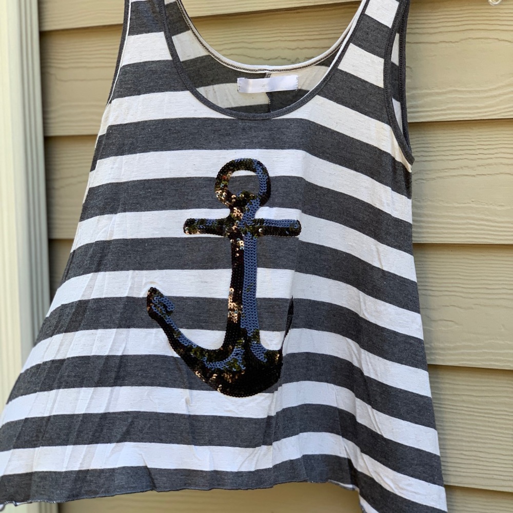 Anchor / Sailor tank top nautical